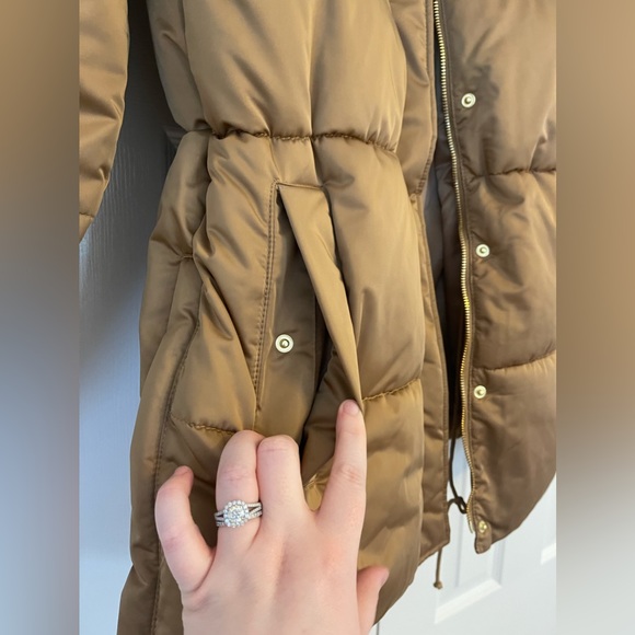 Abercrombie Long  Hooded Puffer Jacket Size S - Long - Ultra Collection - Picture 8 of 11